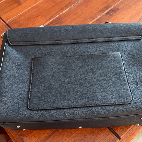 Lambert black wallet for laptop or document in vegan leather - Picture 5 of 5